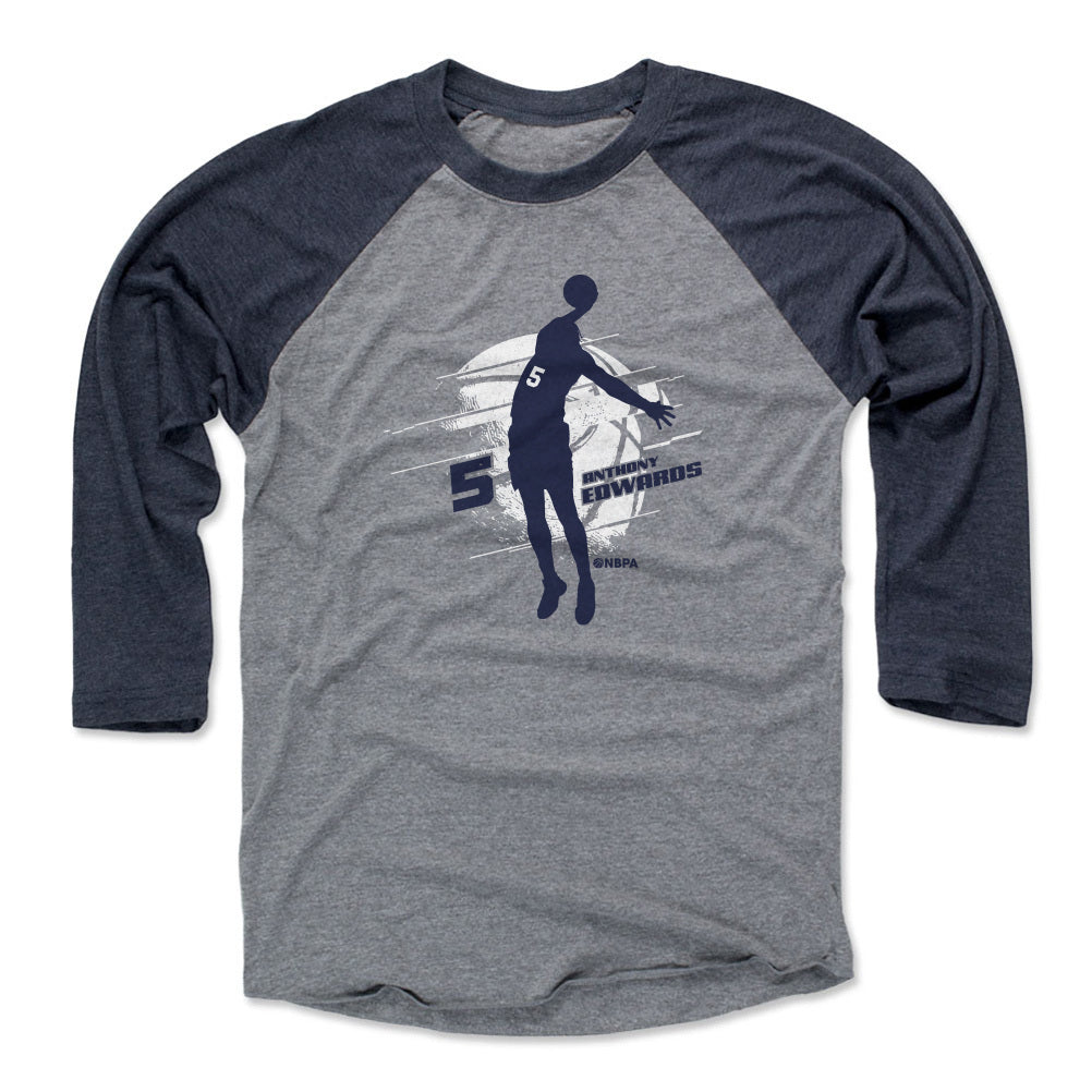 Anthony Edwards Men&#39;s Baseball T-Shirt | 500 LEVEL