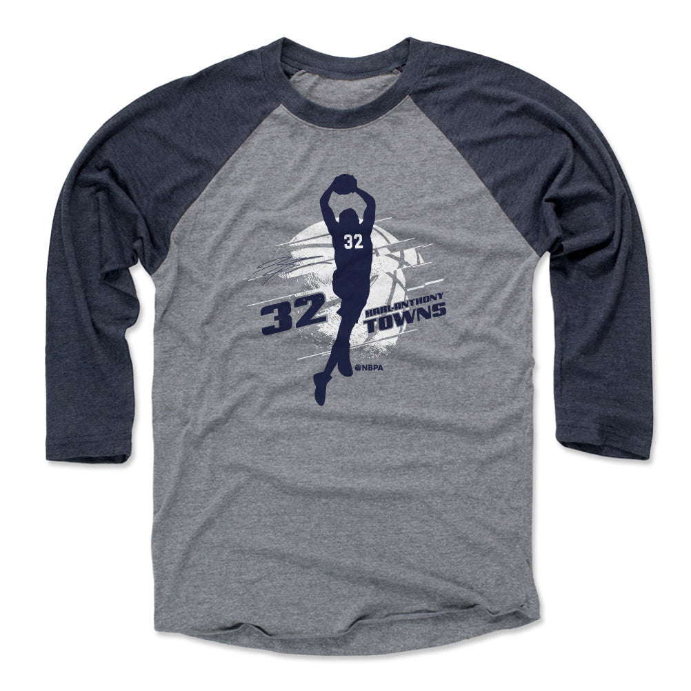 Karl-Anthony Towns Men&#39;s Baseball T-Shirt | 500 LEVEL