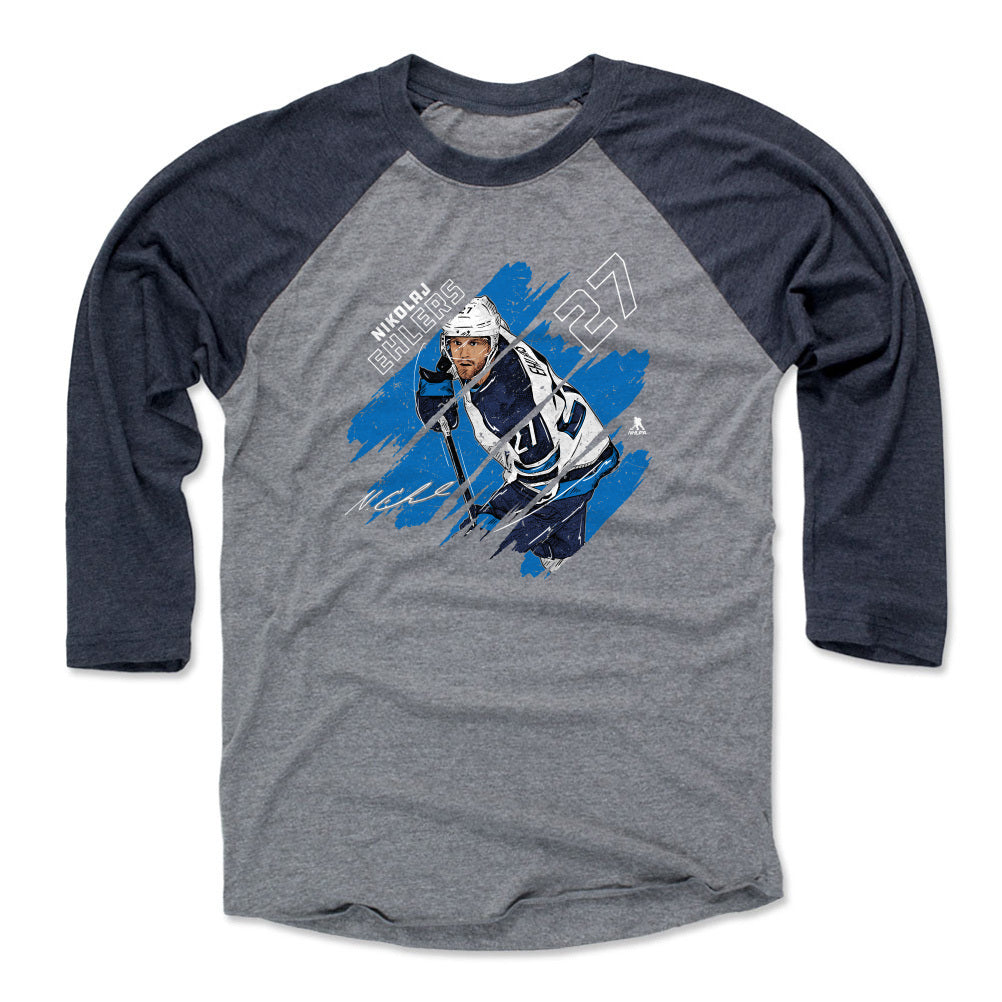 Nikolaj Ehlers Men&#39;s Baseball T-Shirt | 500 LEVEL