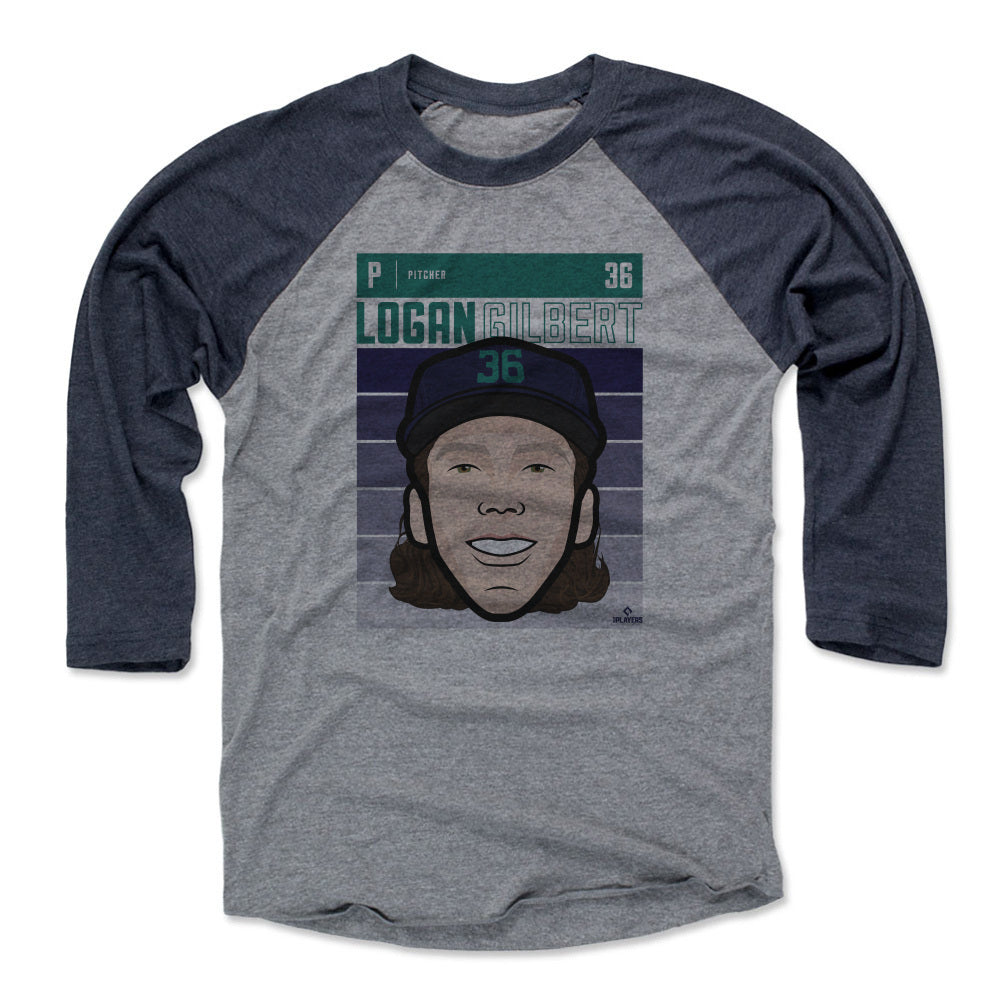 Logan Gilbert Men&#39;s Baseball T-Shirt | 500 LEVEL