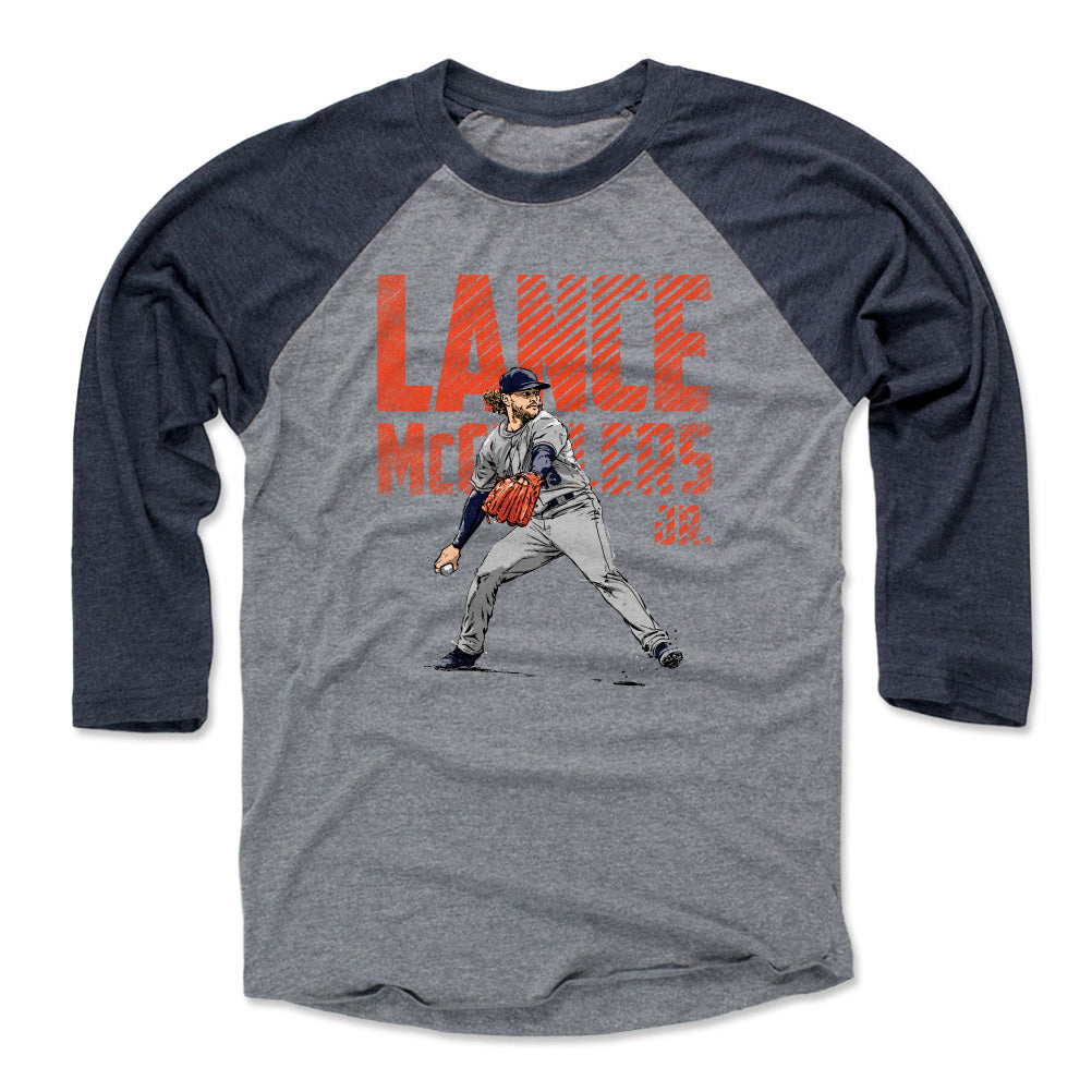 Houston Astros Lance McCullers Jr. Men's Cotton T-Shirt - True Navy - Houston | 500 Level Major League Baseball Players Association (MLBPA)