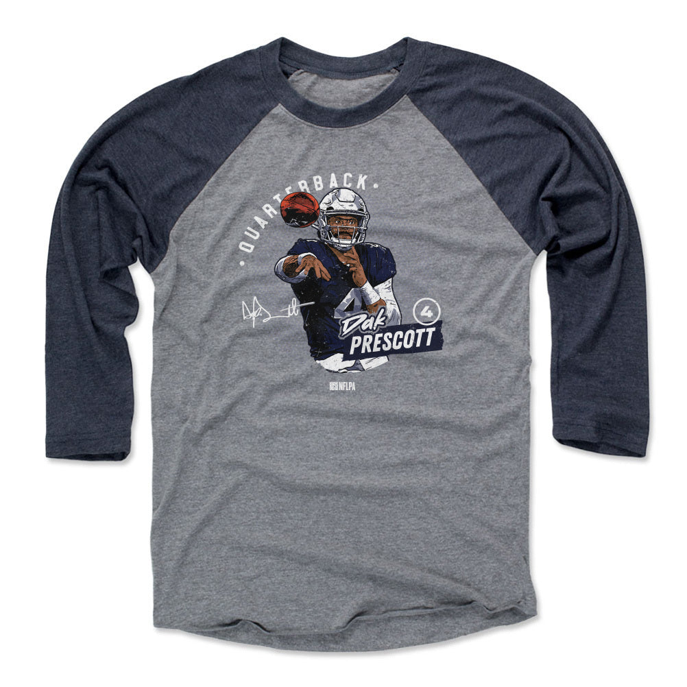 Dak Prescott Baseball Tee Shirt, Dallas Football Men's Baseball T-Shirt