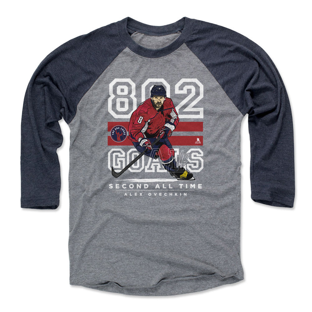 Alex Ovechkin Men&#39;s Baseball T-Shirt | 500 LEVEL