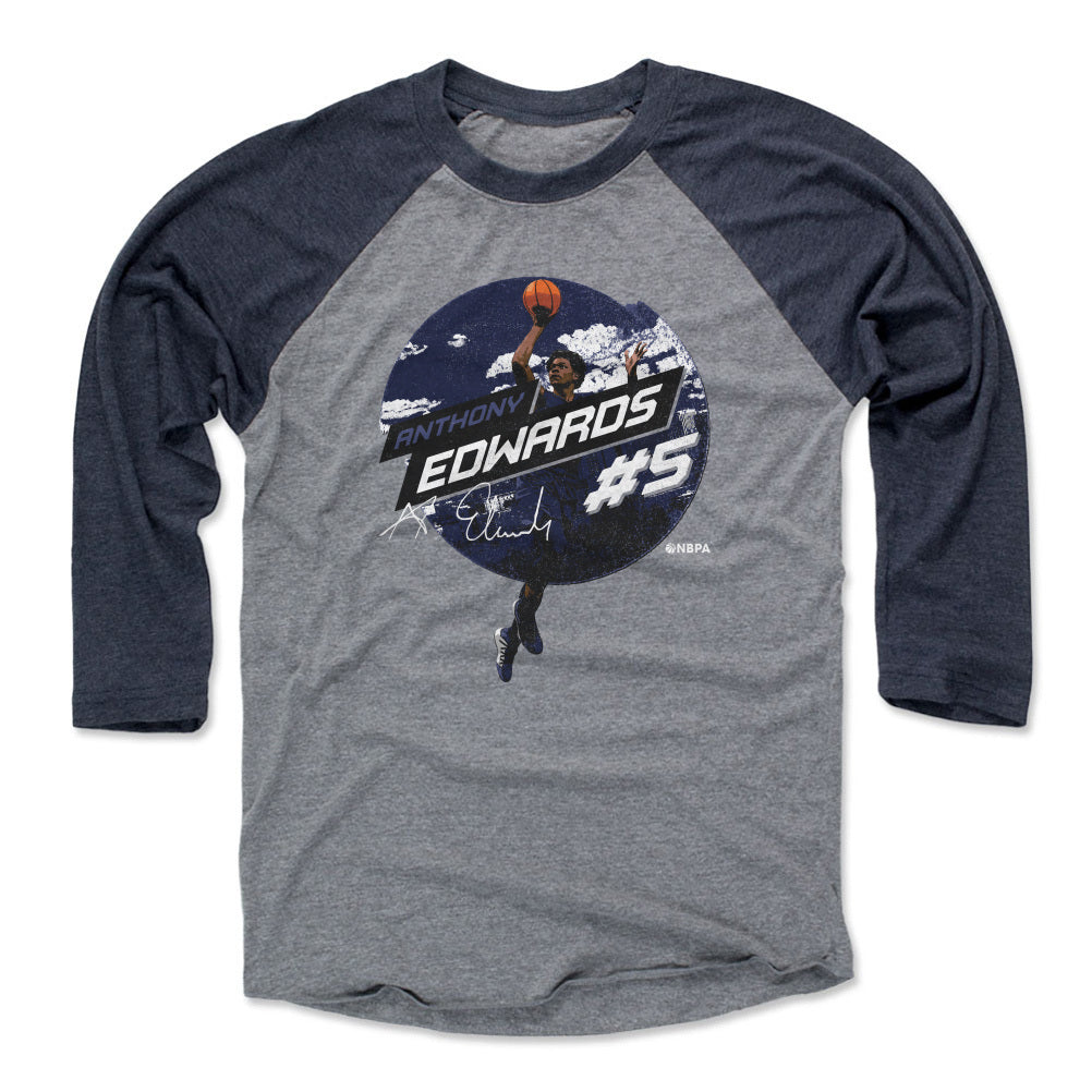 Anthony Edwards Men&#39;s Baseball T-Shirt | 500 LEVEL