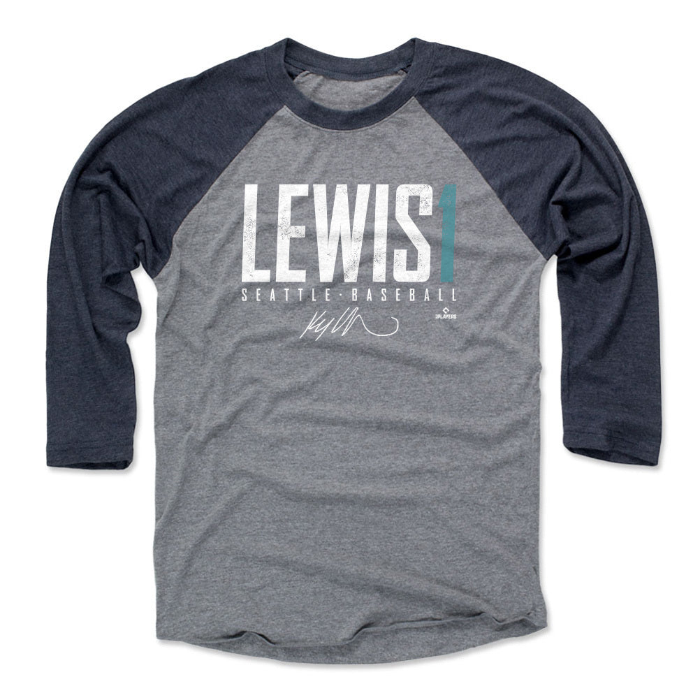 Kyle Lewis Men&#39;s Baseball T-Shirt | 500 LEVEL