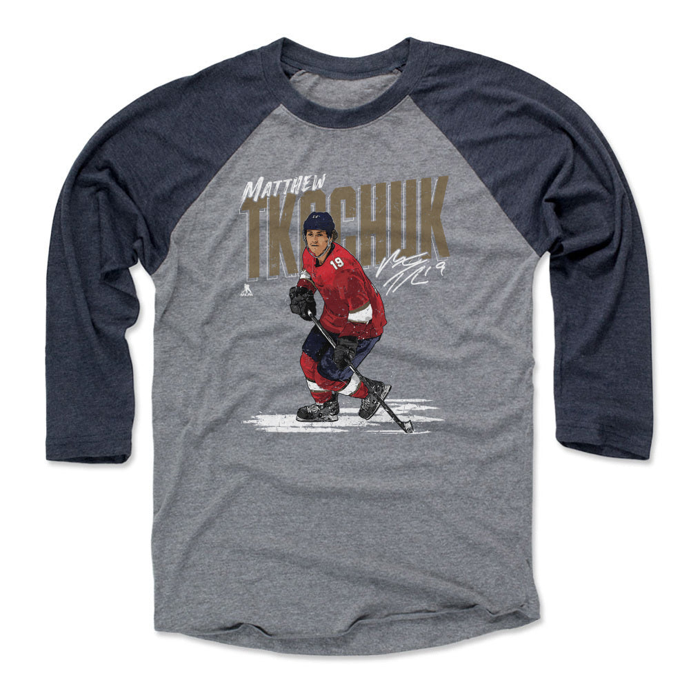 Matthew Tkachuk Men&#39;s Baseball T-Shirt | 500 LEVEL