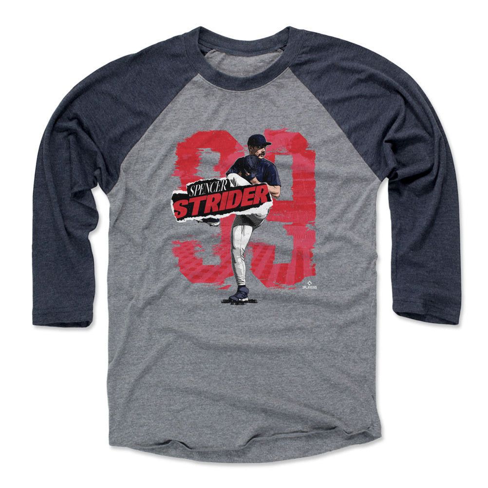 Spencer Strider Men&#39;s Baseball T-Shirt | 500 LEVEL