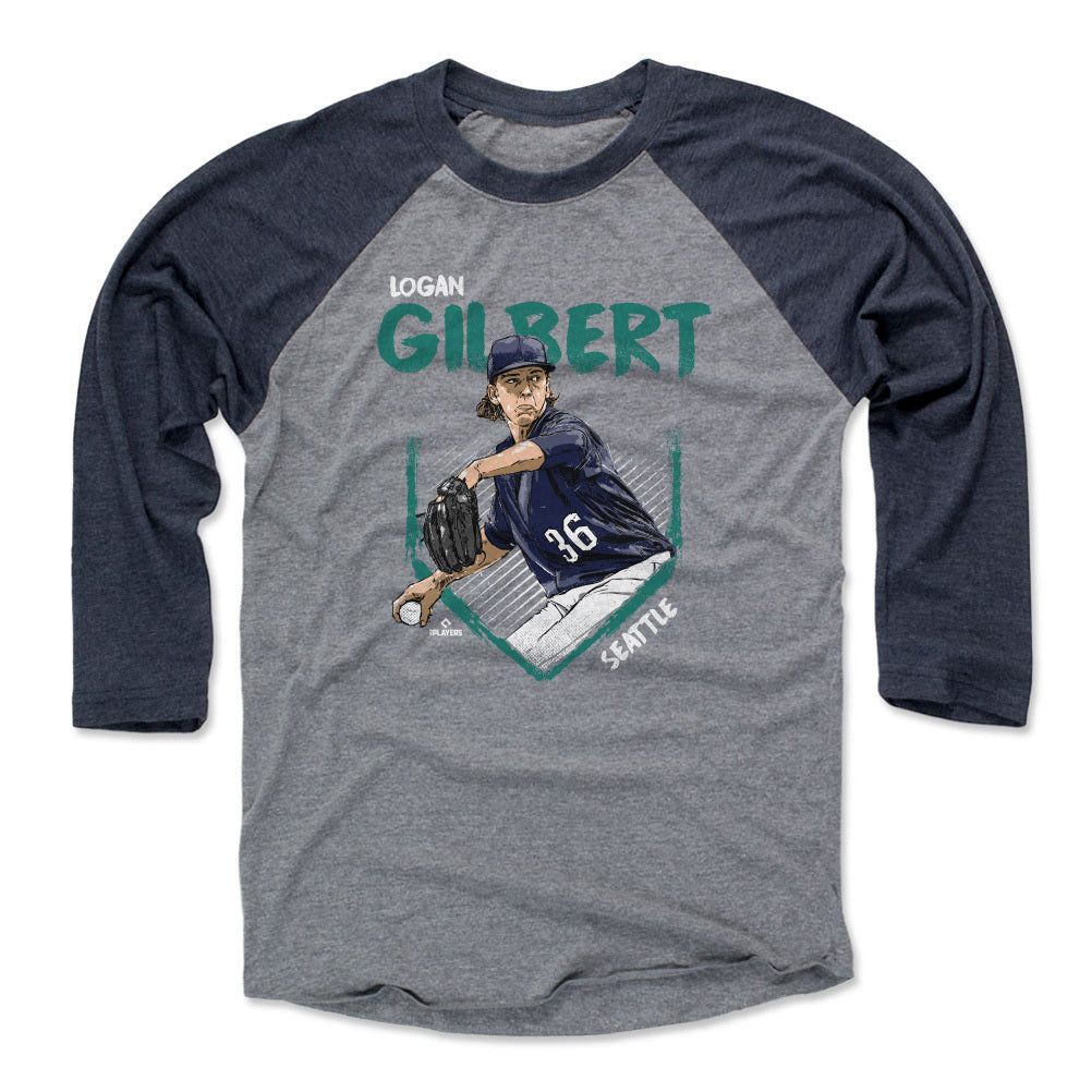 Logan Gilbert Men&#39;s Baseball T-Shirt | 500 LEVEL