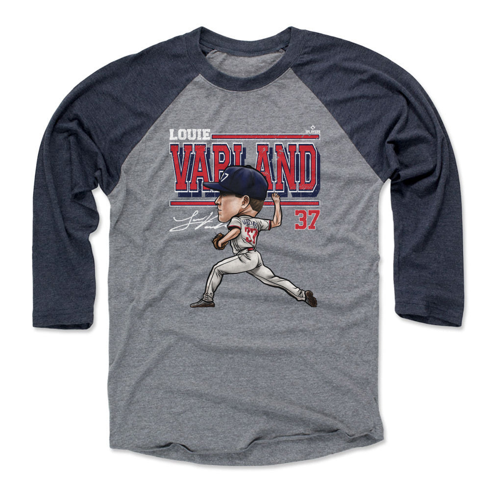 Minnesota Twins Louie Varland Men's Premium T-Shirt - Tri Ash - Minnesota | 500 Level Major League Baseball Players Association (MLBPA)