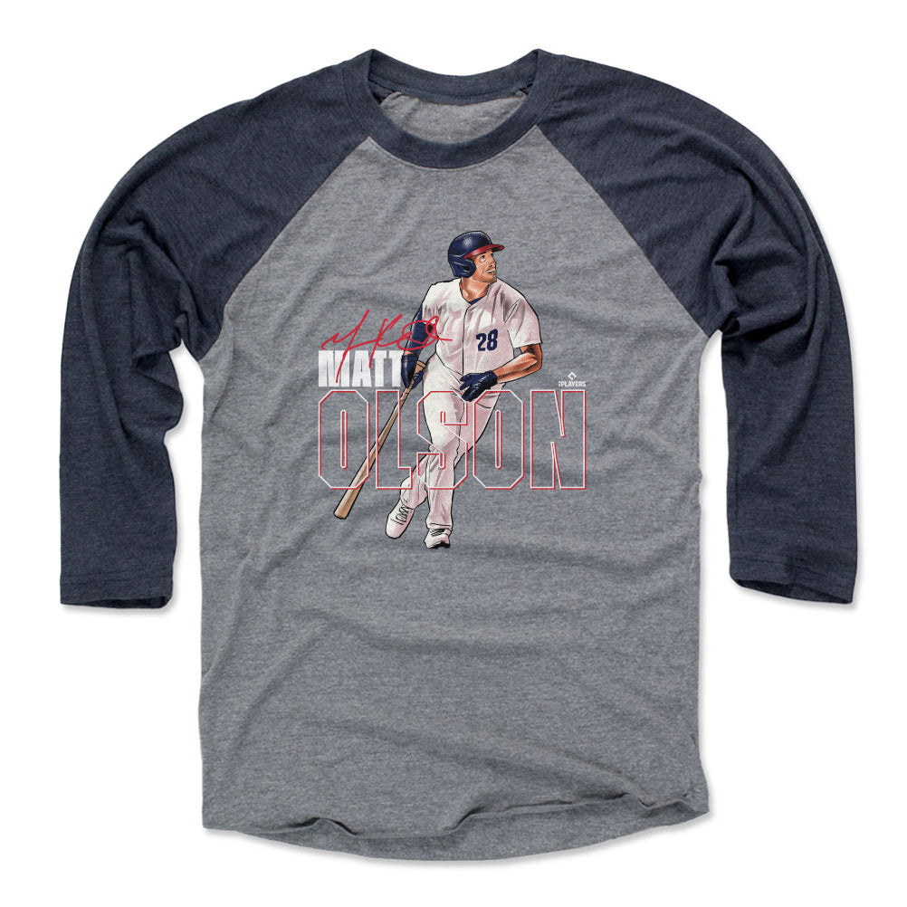 Matt Olson Men&#39;s Baseball T-Shirt | 500 LEVEL