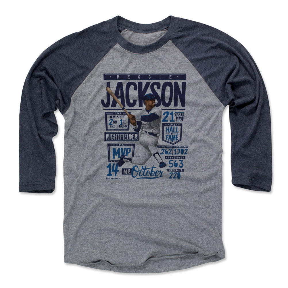 Reggie Jackson Men&#39;s Baseball T-Shirt | 500 LEVEL