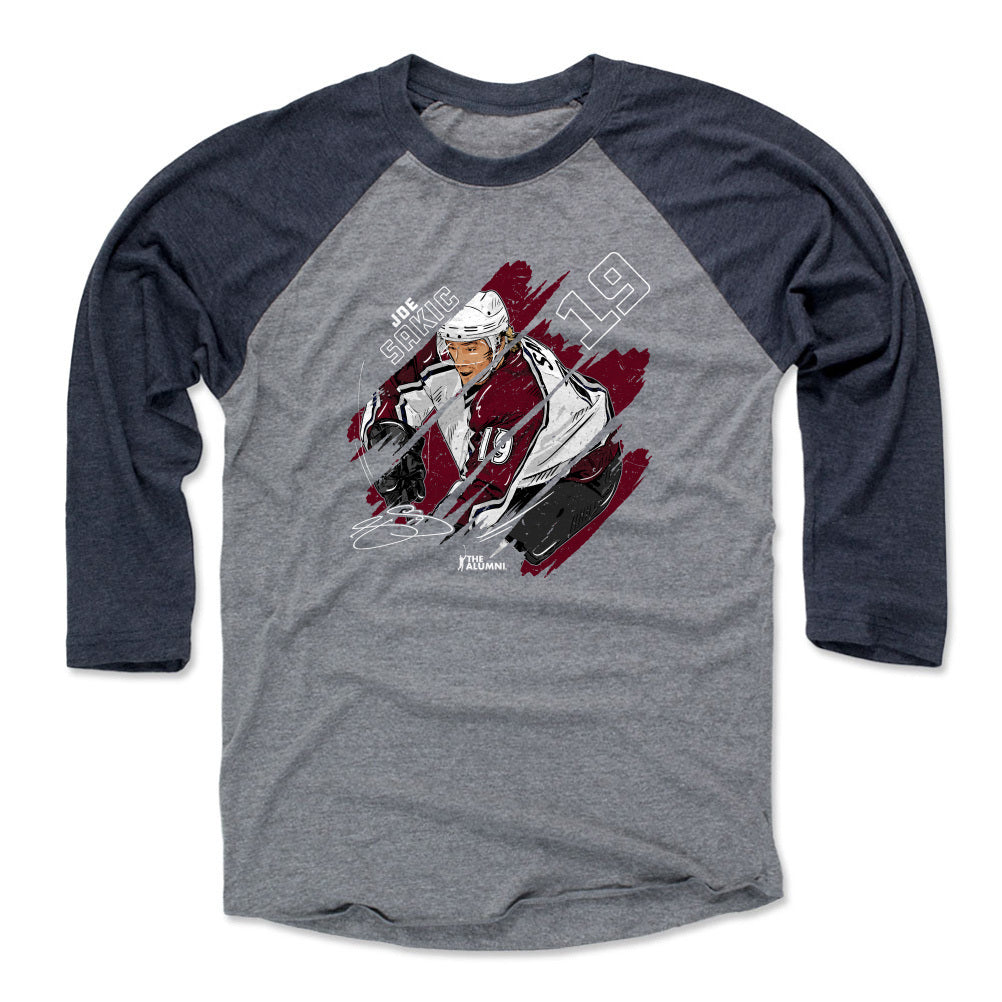 Joe Sakic Men&#39;s Baseball T-Shirt | 500 LEVEL