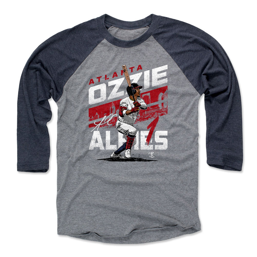  500 LEVEL Ozzie Albies 3/4 Sleeve T-Shirt (Baseball