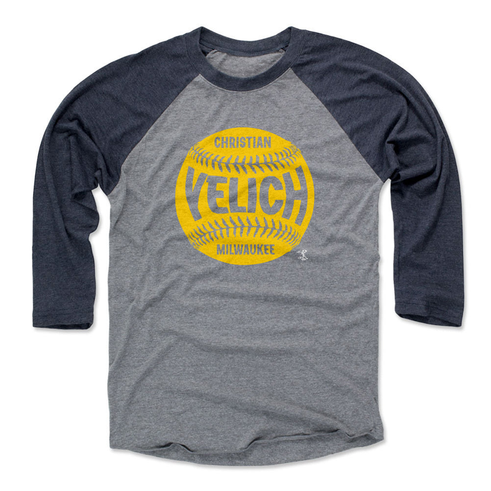 Christian Yelich Men&#39;s Baseball T-Shirt | 500 LEVEL