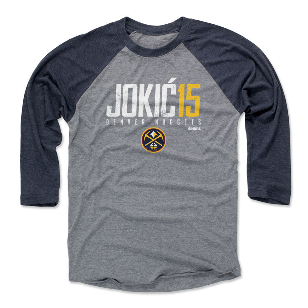 Nikola Jokic Men&#39;s Baseball T-Shirt | 500 LEVEL