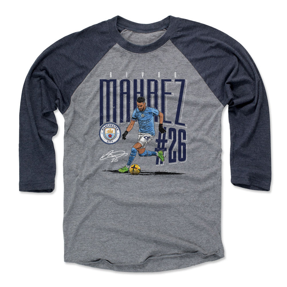 Riyad Mahrez Men&#39;s Baseball T-Shirt | 500 LEVEL