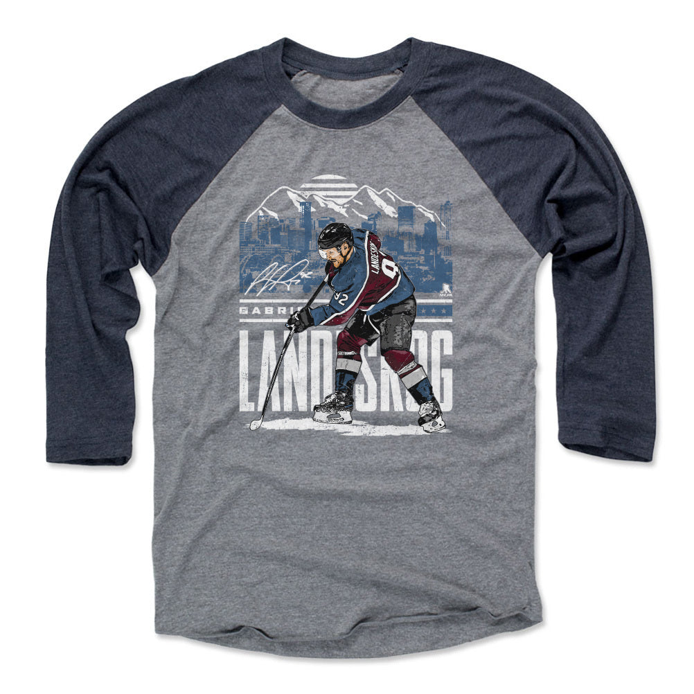 Gabriel Landeskog Men&#39;s Baseball T-Shirt | 500 LEVEL