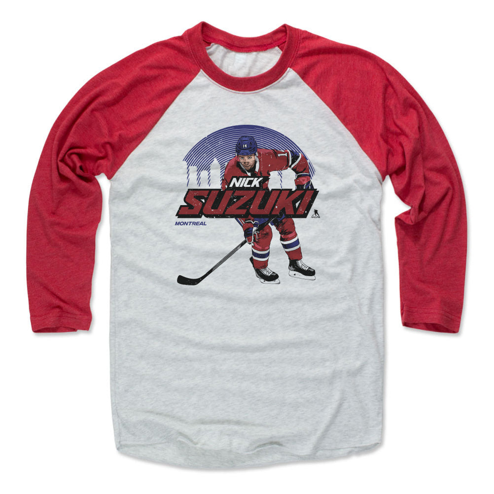 Nick Suzuki Men&#39;s Baseball T-Shirt | 500 LEVEL