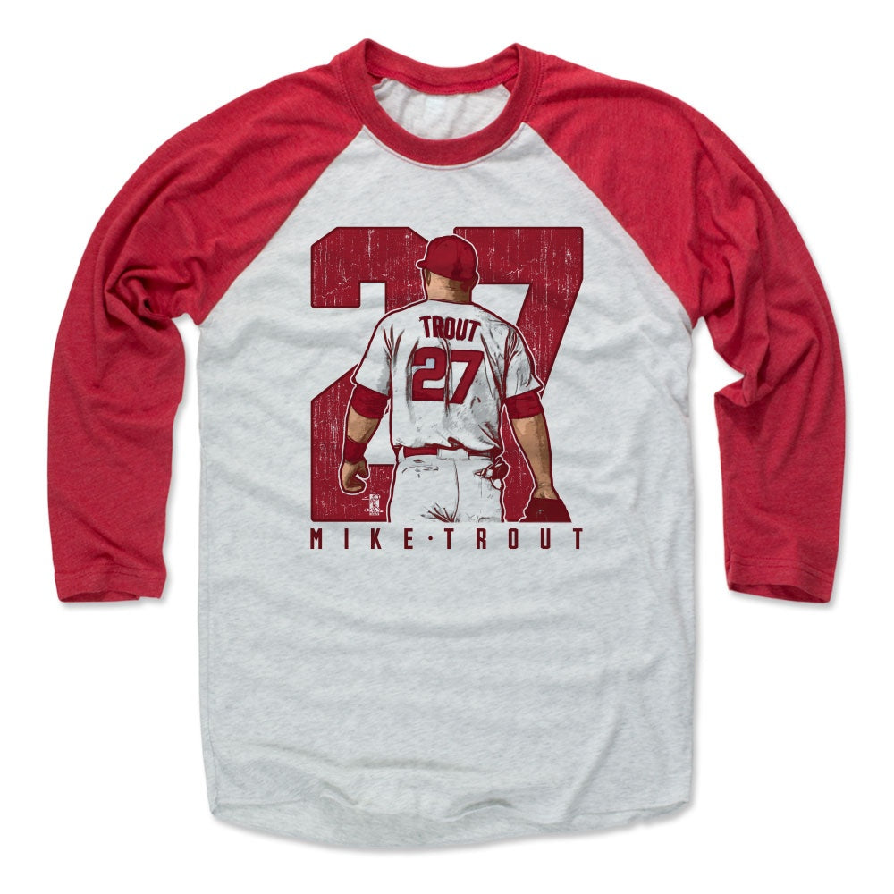 Mike Trout Shirt, Los Angeles Baseball Men's Cotton T-Shirt