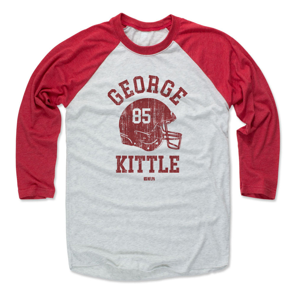 George Kittle Men&#39;s Baseball T-Shirt | 500 LEVEL