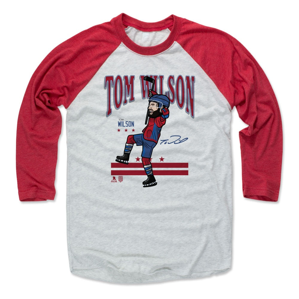 Tom Wilson Baseball Tee Shirt  Washington Hockey Men's Baseball T