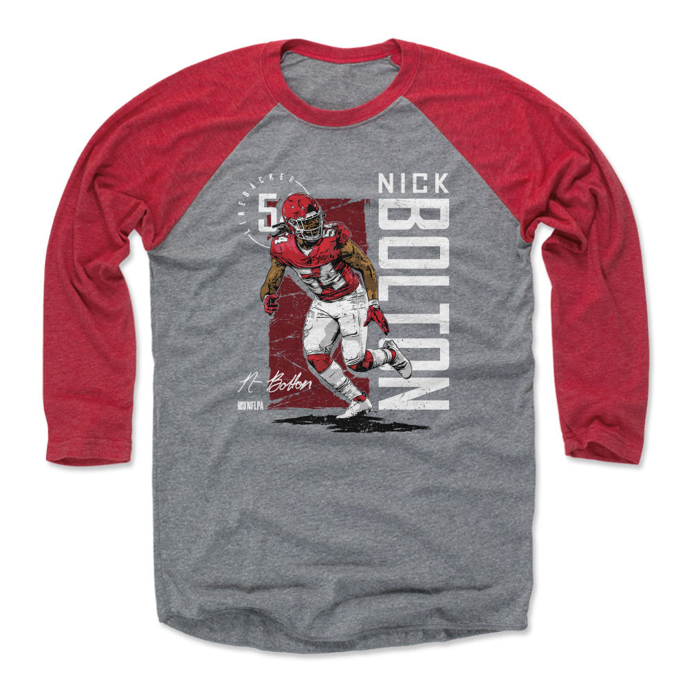Nick Bolton Men&#39;s Baseball T-Shirt | 500 LEVEL