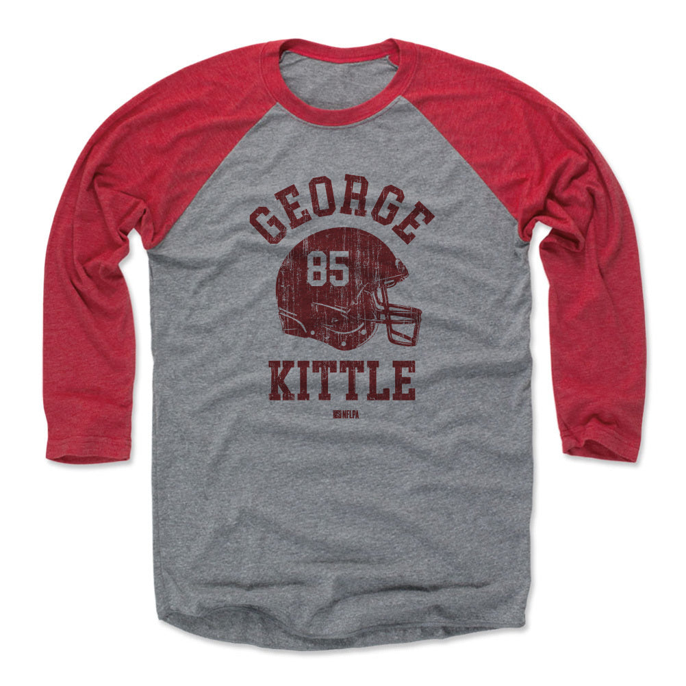 George Kittle Men&#39;s Baseball T-Shirt | 500 LEVEL