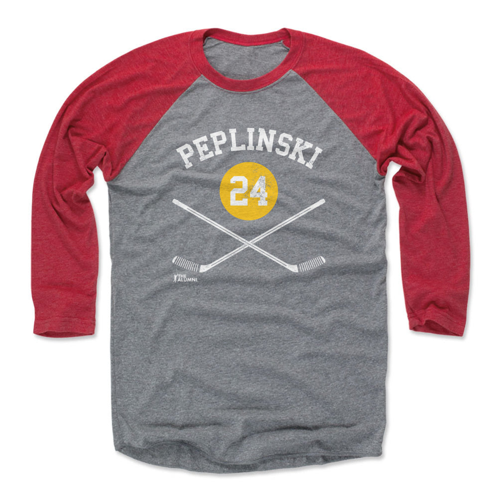 Jim Peplinski Men&#39;s Baseball T-Shirt | 500 LEVEL