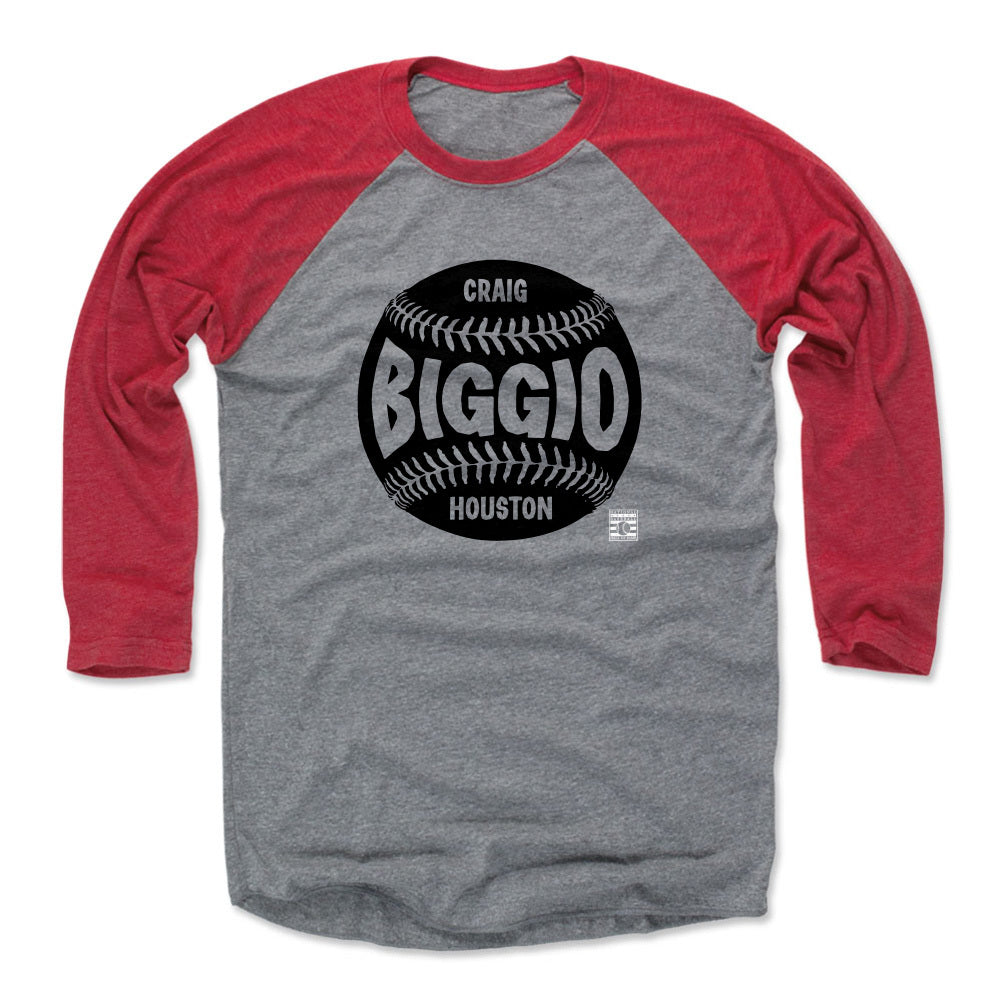 Craig Biggio Shirt, Houston Baseball Hall of Fame Men's Cotton T-Shirt