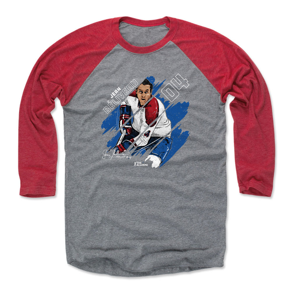 Jean Beliveau Men&#39;s Baseball T-Shirt | 500 LEVEL