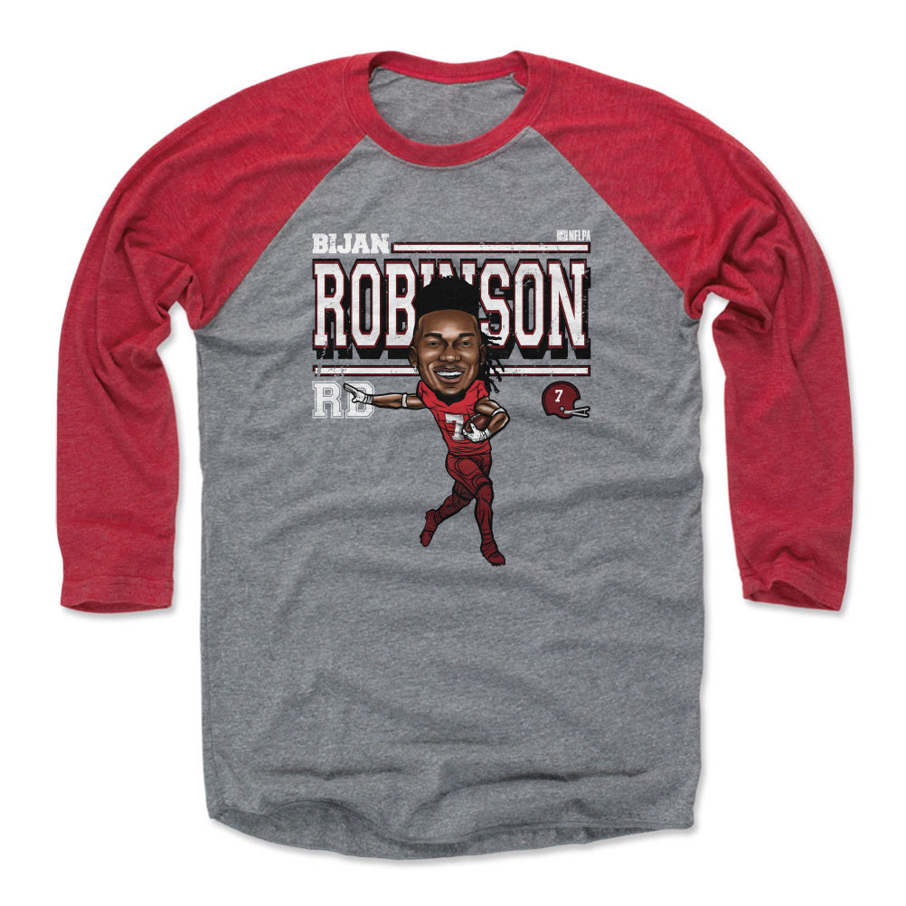 Bijan Robinson Men&#39;s Baseball T-Shirt | 500 LEVEL