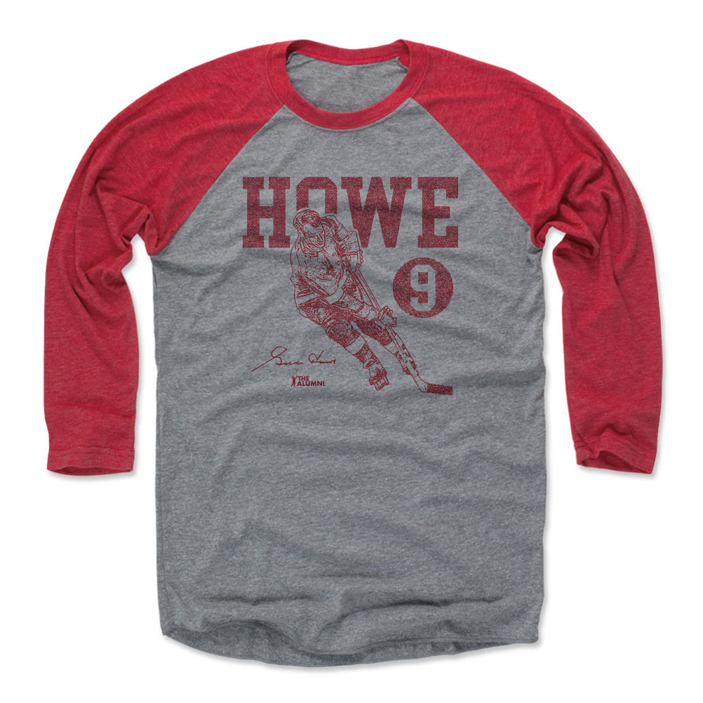 Gordie Howe Men&#39;s Baseball T-Shirt | 500 LEVEL