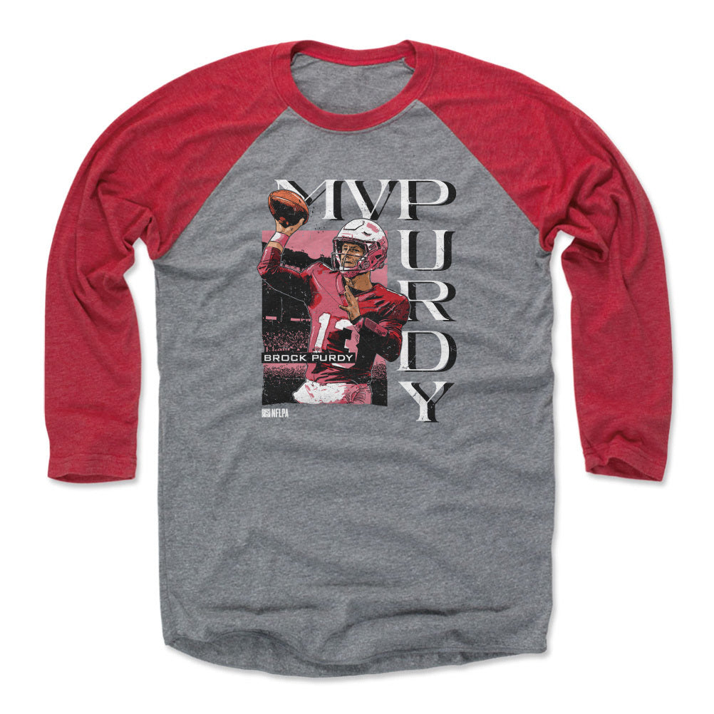 Brock Purdy Men&#39;s Baseball T-Shirt | 500 LEVEL