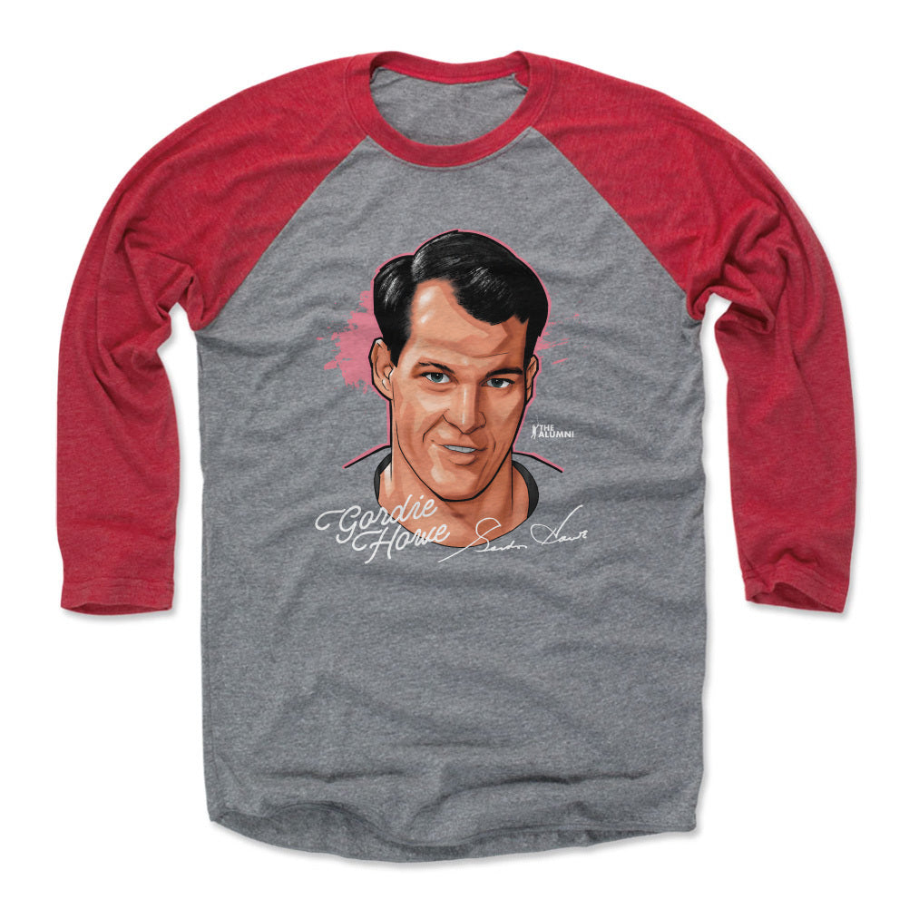 Gordie Howe Men&#39;s Baseball T-Shirt | 500 LEVEL