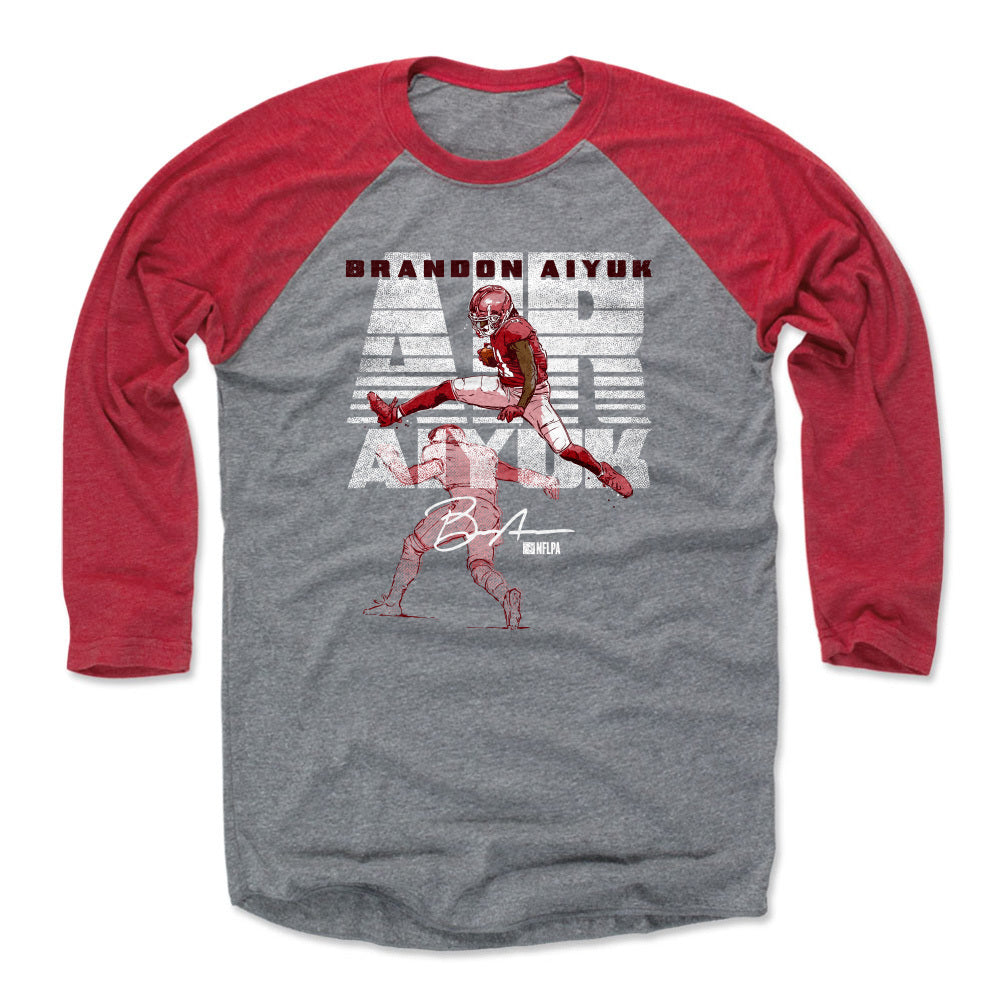 Brandon Aiyuk Men&#39;s Baseball T-Shirt | 500 LEVEL