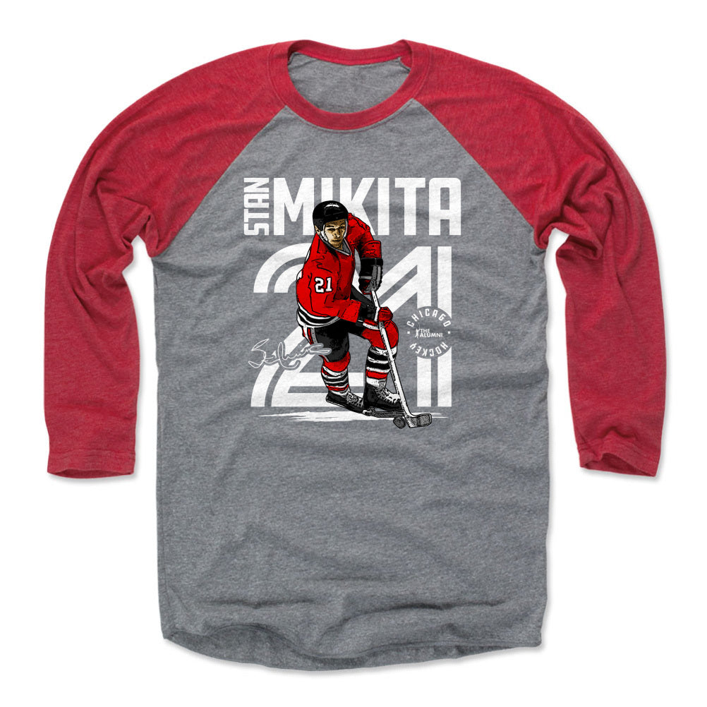 Stan Mikita Men&#39;s Baseball T-Shirt | 500 LEVEL