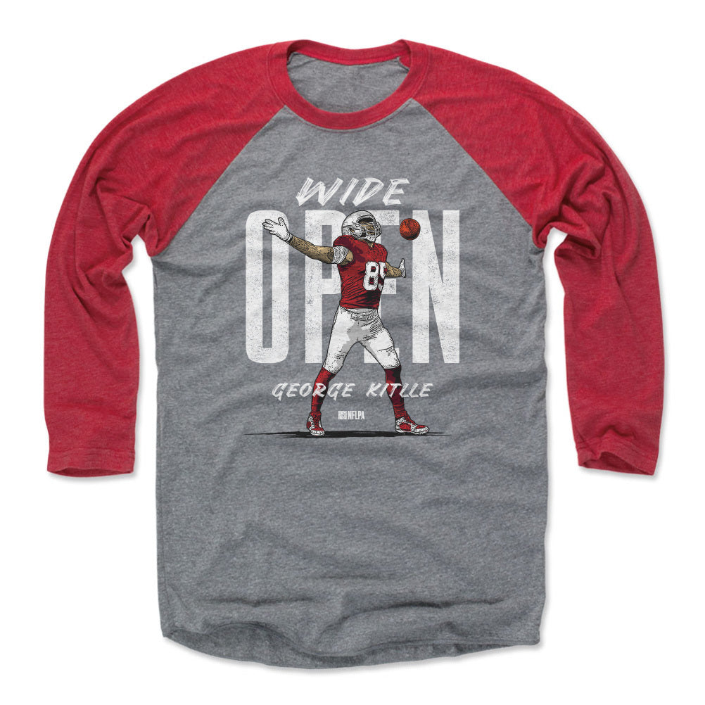 George Kittle Men&#39;s Baseball T-Shirt | 500 LEVEL