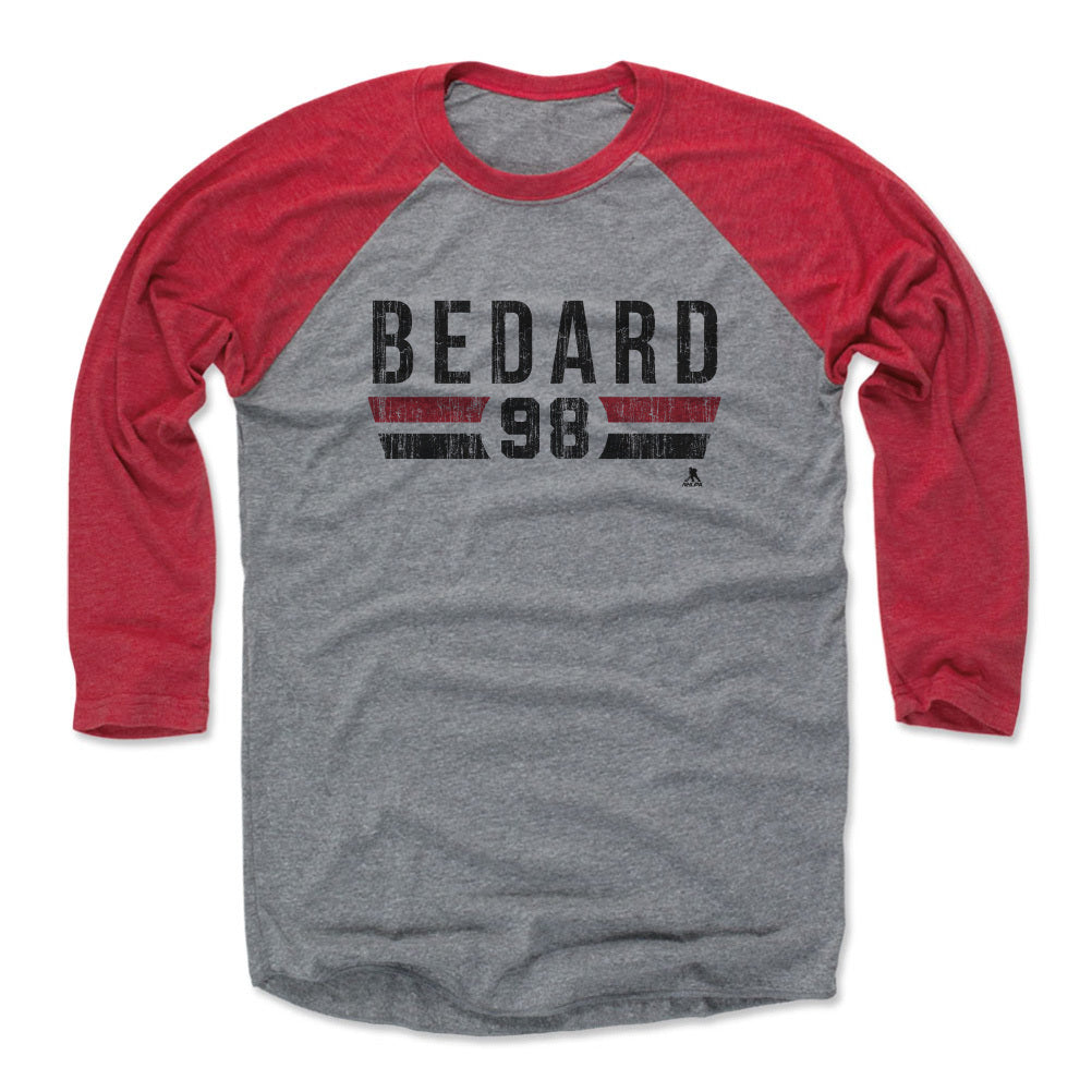 Connor Bedard Men&#39;s Baseball T-Shirt | 500 LEVEL