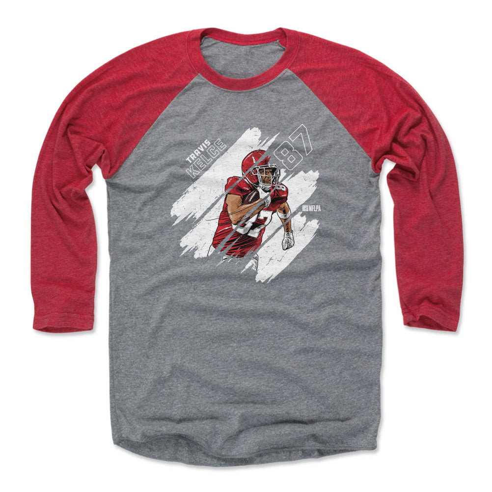 Travis Kelce Men&#39;s Baseball T-Shirt | 500 LEVEL