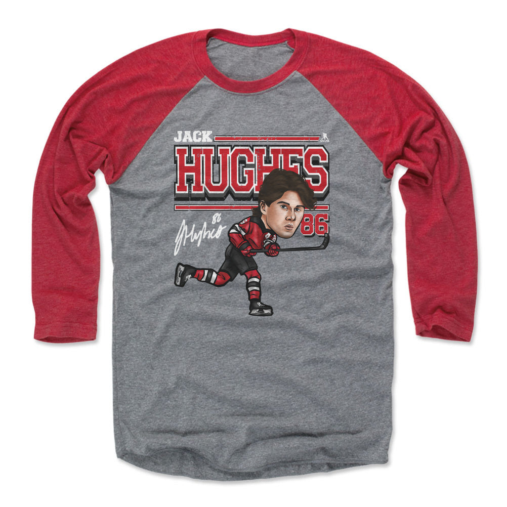 Jack Hughes Men&#39;s Baseball T-Shirt | 500 LEVEL