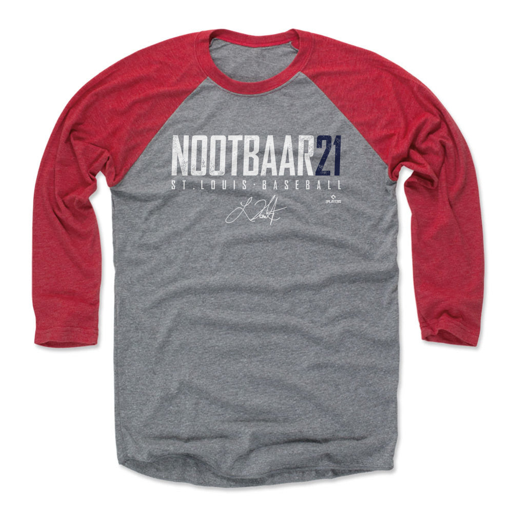 Lars Nootbaar Men&#39;s Baseball T-Shirt | 500 LEVEL