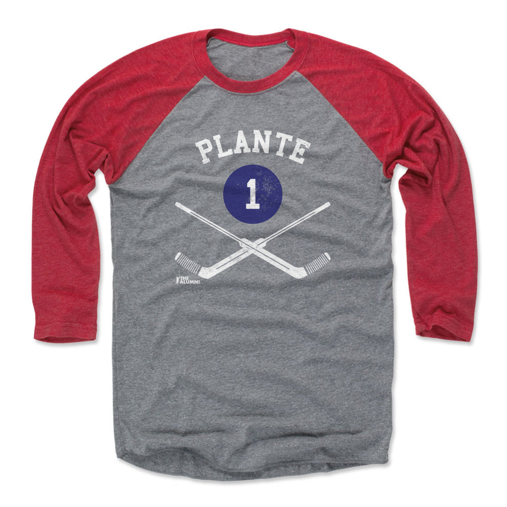 Jacques Plante Men&#39;s Baseball T-Shirt | 500 LEVEL