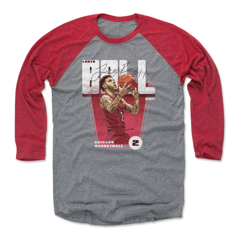 Lonzo Ball Men&#39;s Baseball T-Shirt | 500 LEVEL