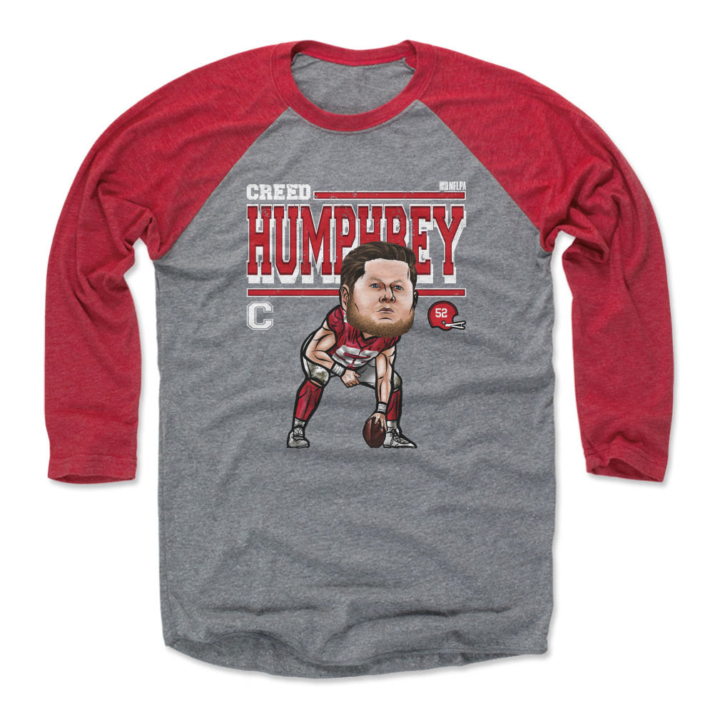 Creed Humphrey Baseball Tee Shirt, Kansas City Football Men's Baseball T- Shirt