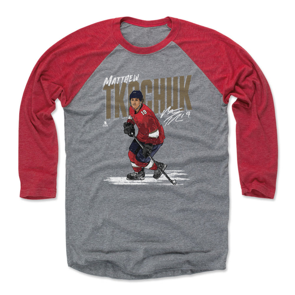 Matthew Tkachuk Men&#39;s Baseball T-Shirt | 500 LEVEL