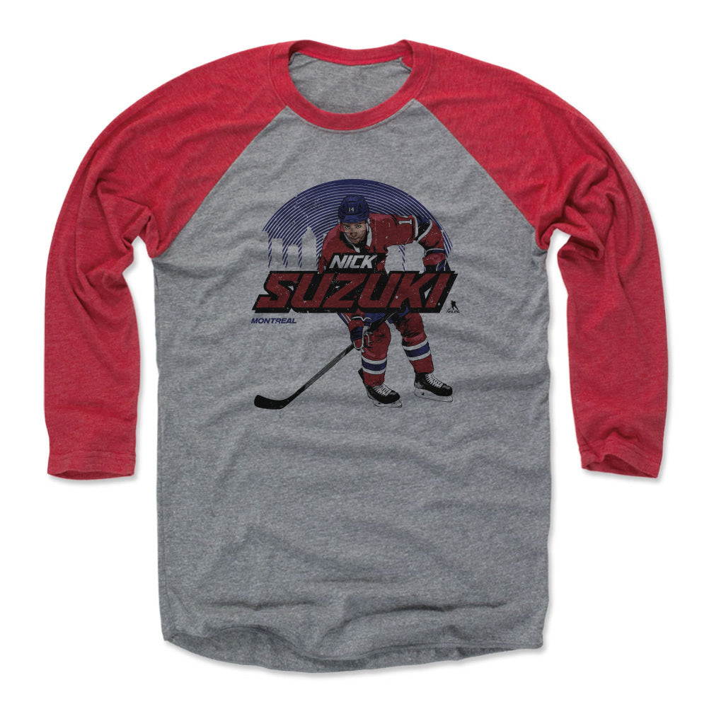 Nick Suzuki Men&#39;s Baseball T-Shirt | 500 LEVEL