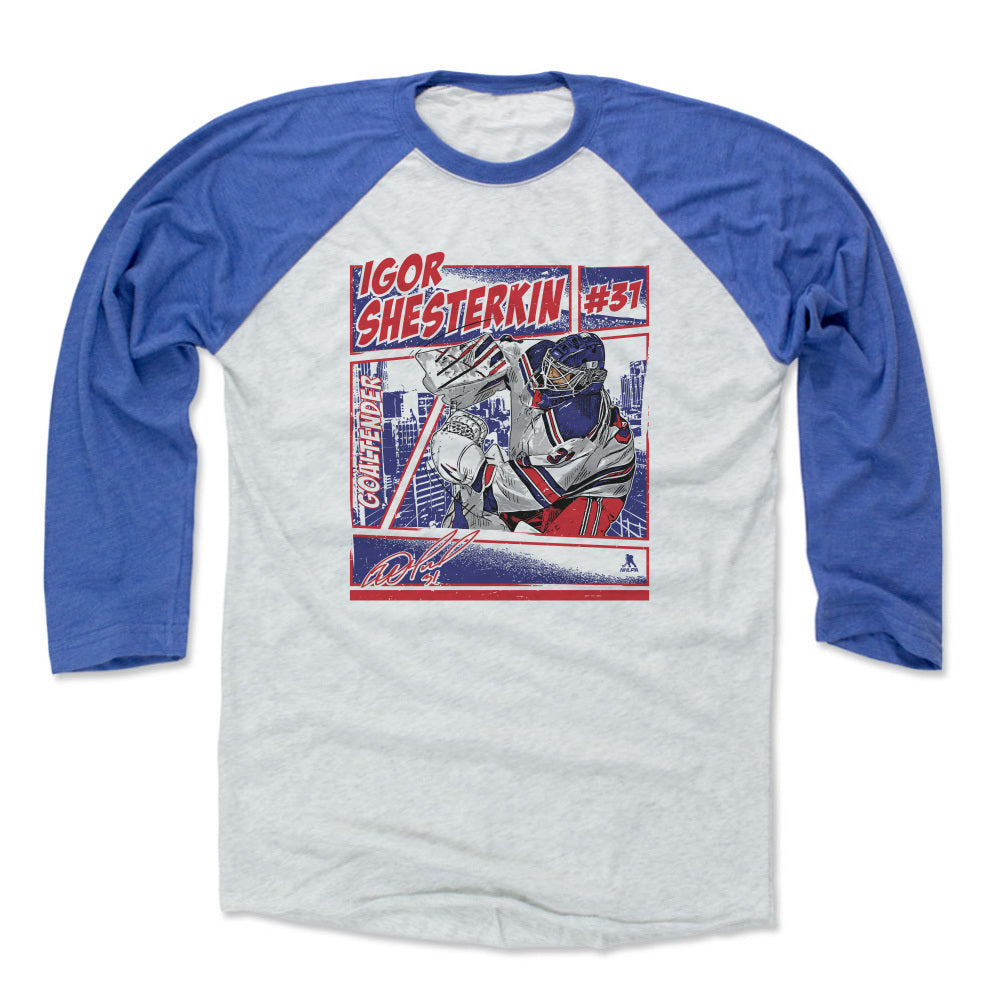 Igor Shesterkin Men&#39;s Baseball T-Shirt | 500 LEVEL