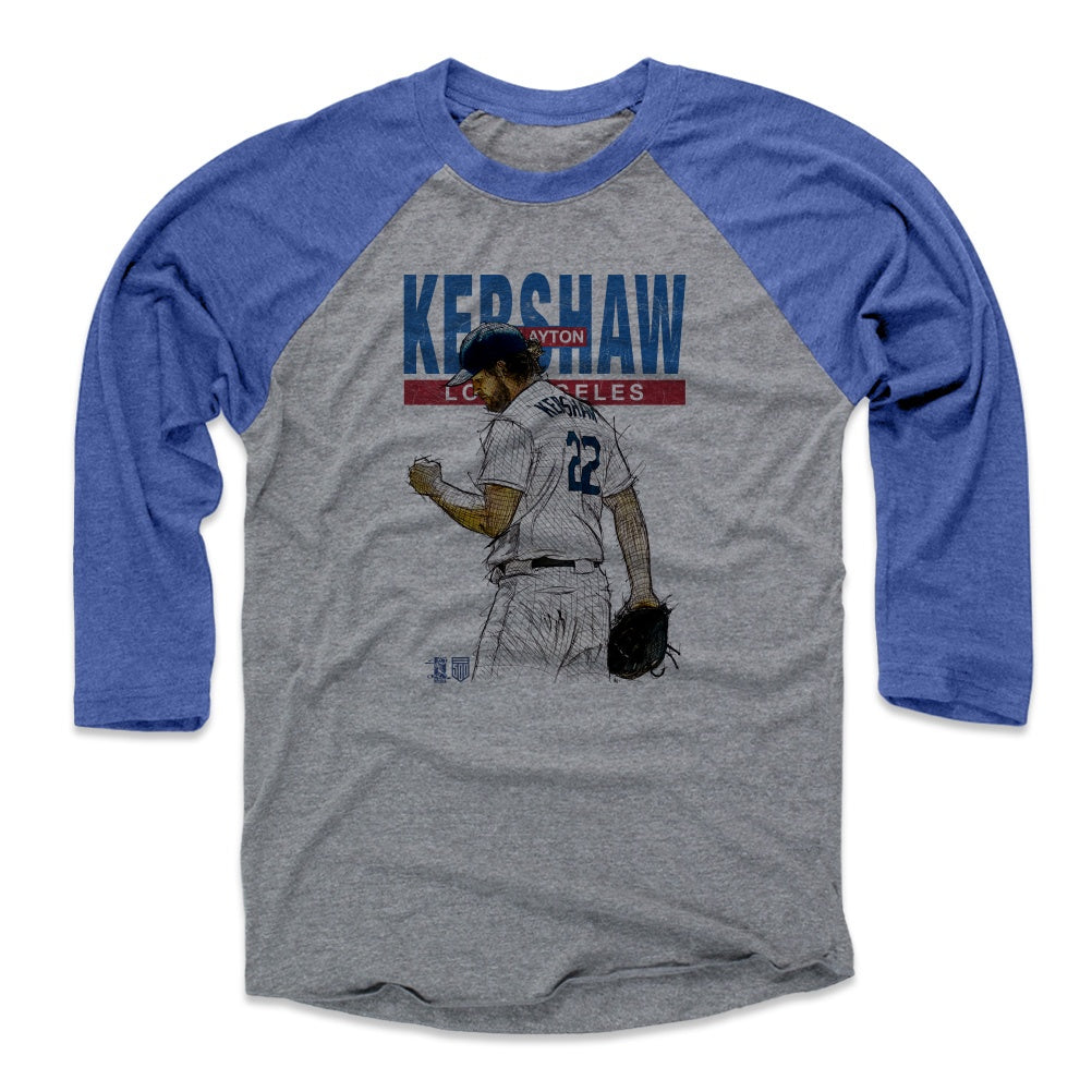 Clayton Kershaw Men&#39;s Baseball T-Shirt | 500 LEVEL