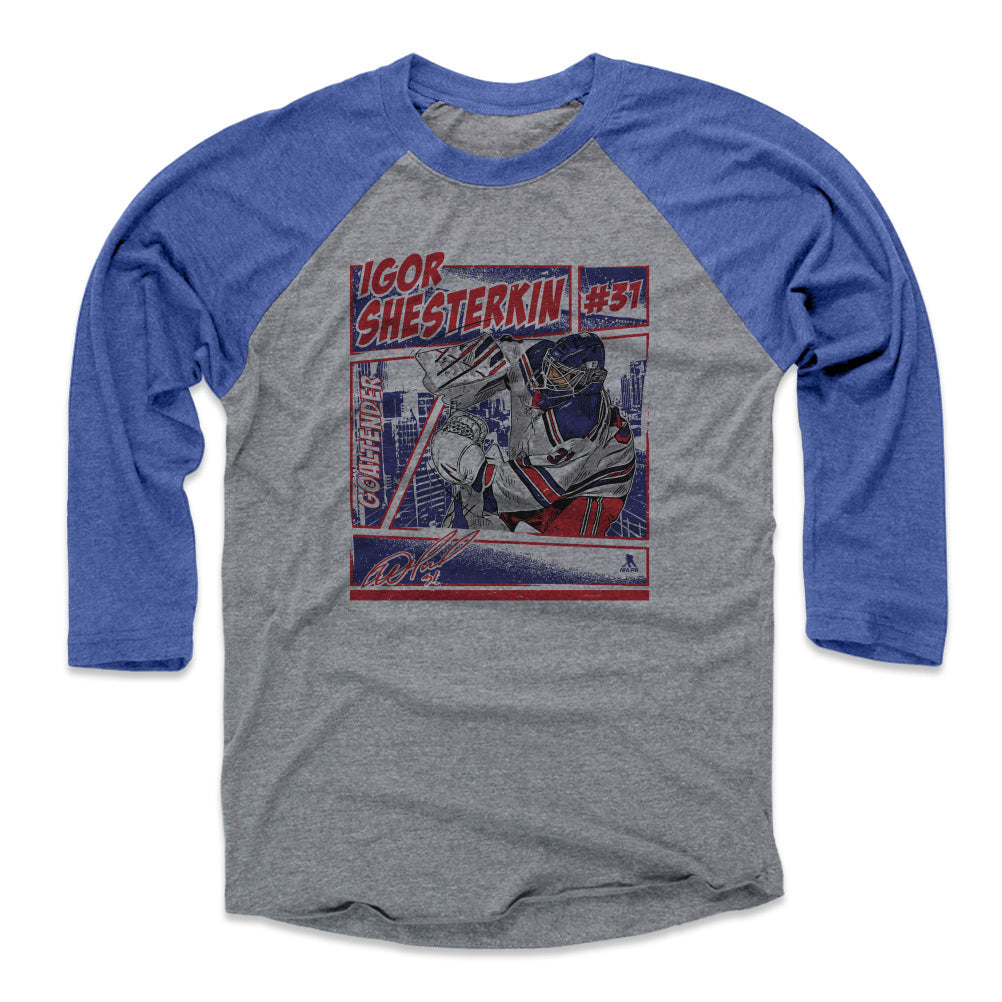 Igor Shesterkin Men&#39;s Baseball T-Shirt | 500 LEVEL