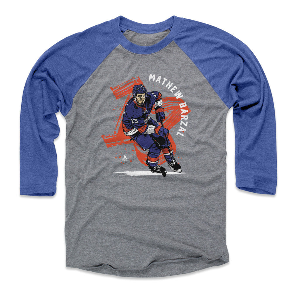 Mathew Barzal Shirt, New York Hockey Men's Cotton T-Shirt